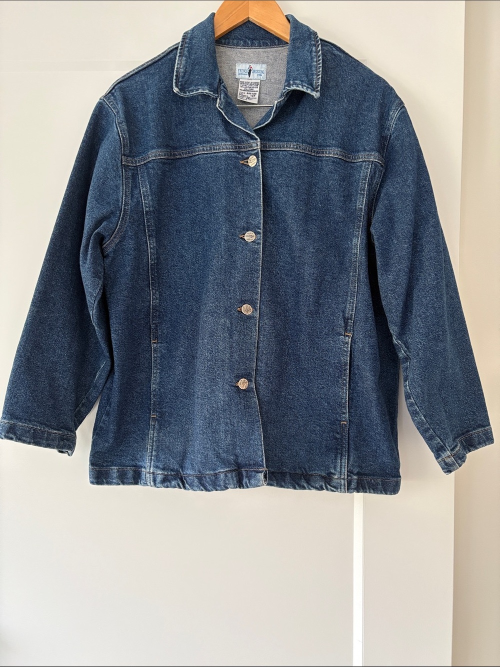 Vintage 90s French Dressing Chore Coat or Barn Jacket